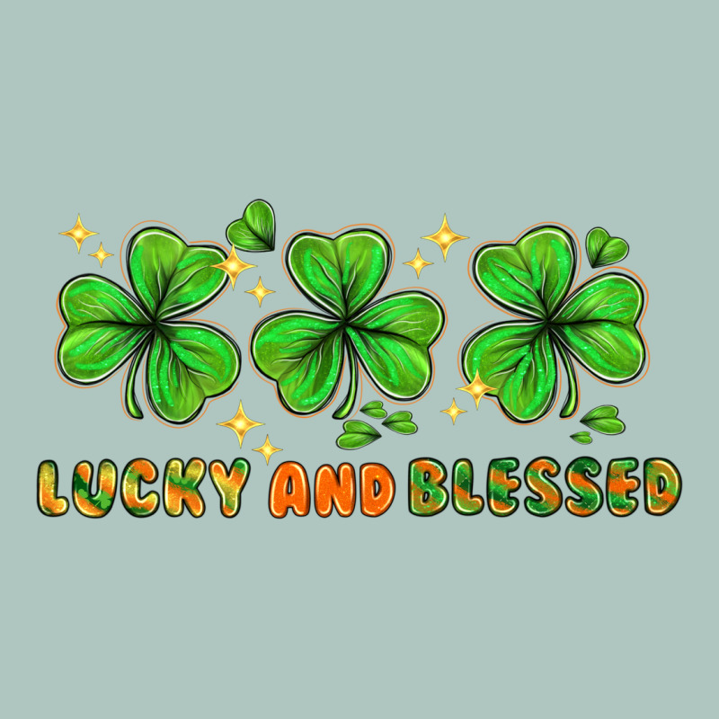 St. Patrick's Day Lucky And Blessed Premium Sweatshirt by HowdyJamesFarm | Teevron