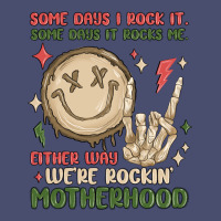 Some Days I Rock It Some Days It Rocks Me Either W Vintage Tee | Teevron
