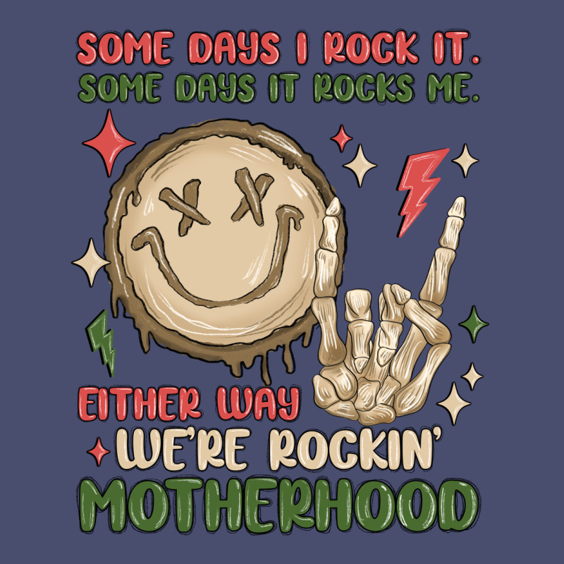 Some Days I Rock It Some Days It Rocks Me Either W Vintage Tee by MaliasSmallBusiness | Teevron