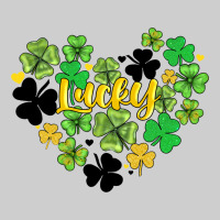 Lucky Heart Shaped Clover Premium Tee | Teevron