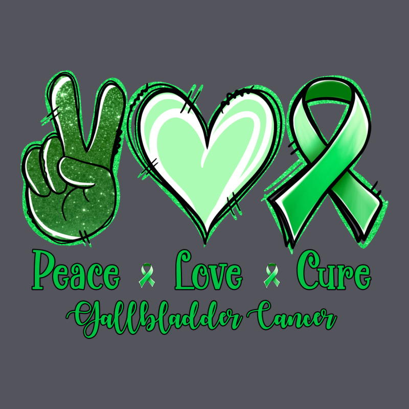Peace Love Cure Gallbladder Cancer Vintage Hoodie by NancyCooperArtShop | Teevron