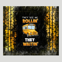 They See Me Rollin' They Waitin' School Bus Zipper Hoodie | Teevron