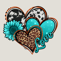 Love Turquoise Hearts Heavy Core Tee | Teevron