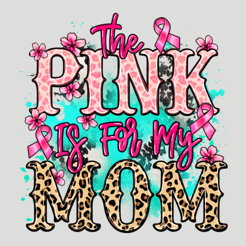 The Pink Is For My Mom Cancer Awareness Zipper Hoodie by HowdyJamesFarm | Teevron