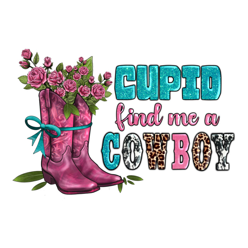 Velantines Day Cupid Find Me A Cowboy Premium Tee by AdoDesignShop | Teevron