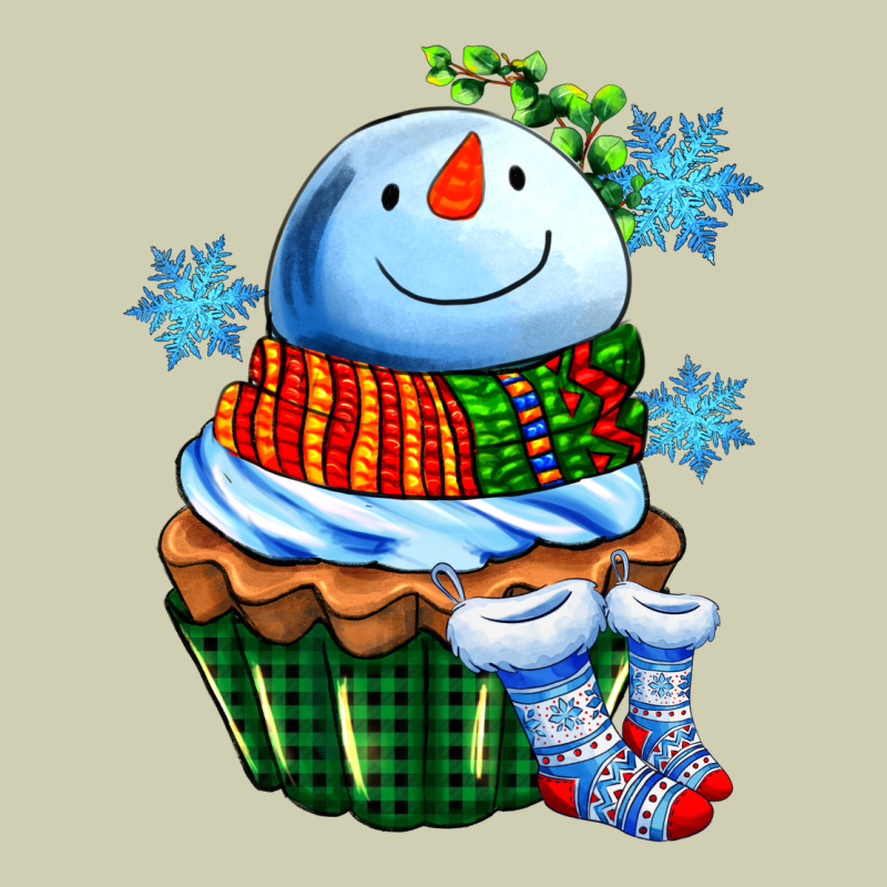 Snowman Cupcake Heavy Core Tee by AdoDesignShop | Teevron