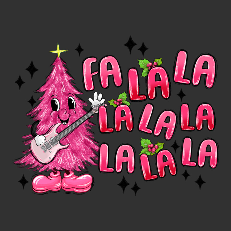 Pink Christmas Fa La La Urban Heavy Tee by MaliasSmallBusiness | Teevron
