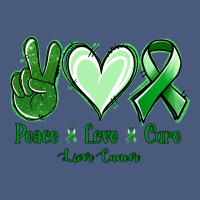 Peace Love Cure Liver Cancer Vintage Hoodie | Teevron