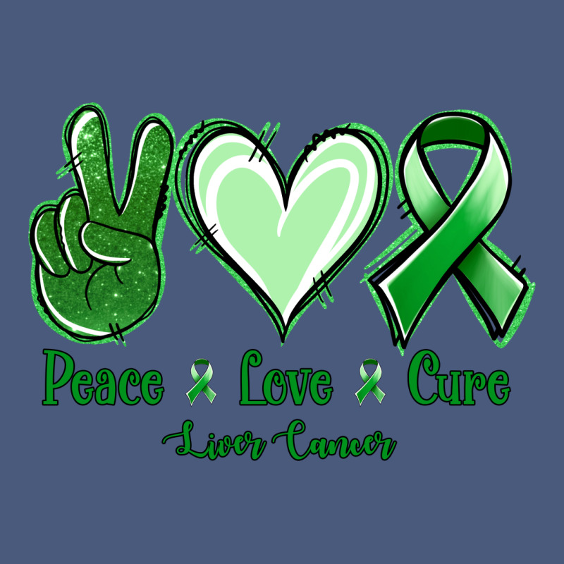 Peace Love Cure Liver Cancer Vintage Hoodie by NancyCooperArtShop | Teevron