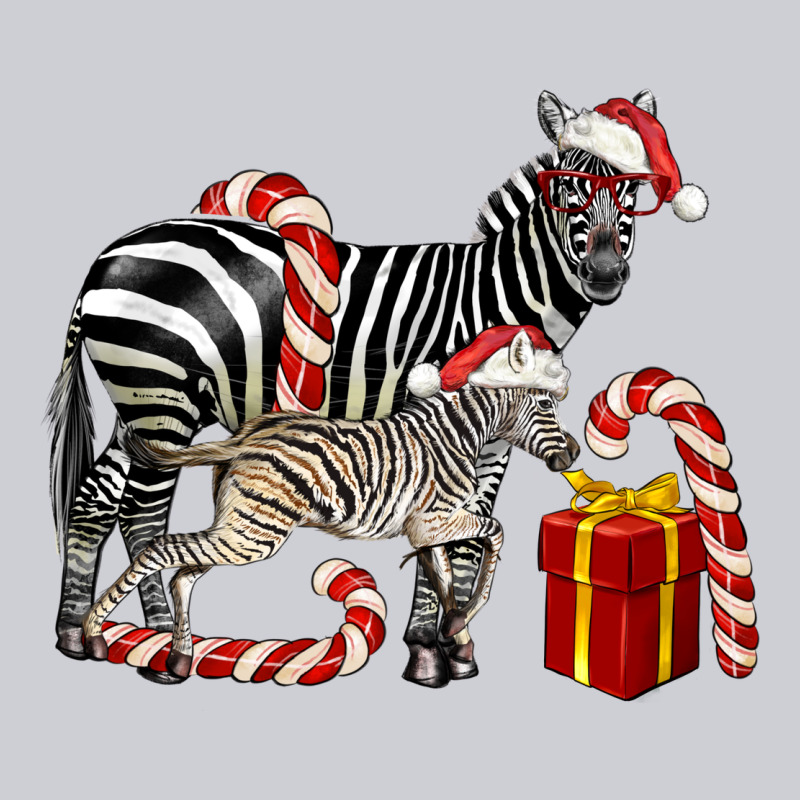 Christmas Zebra Baby And Mama Heavyweight Sweatshirt by LillyAllenDesigns | Teevron