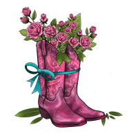 valentines day western boots and roses | Teevron