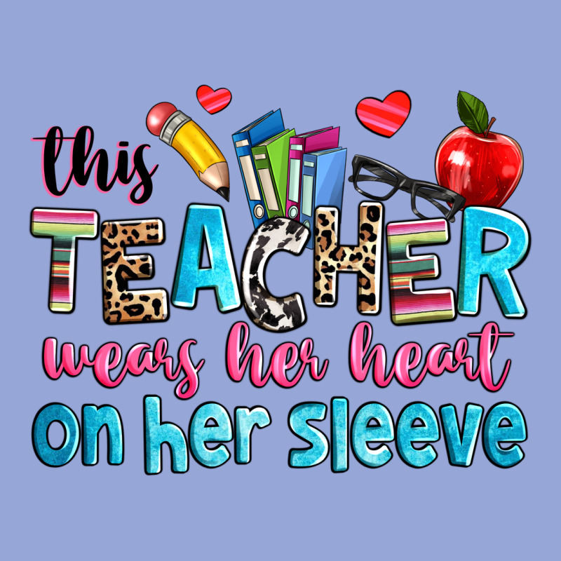 This Teacher Wears Her Her On Her Sleeve Classic Tee by NancyCooperArtShop | Teevron