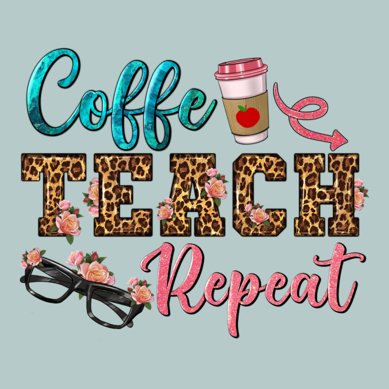 Coffee Teach Repeat Heavy Core Tee by BundleAndBundleShop | Teevron