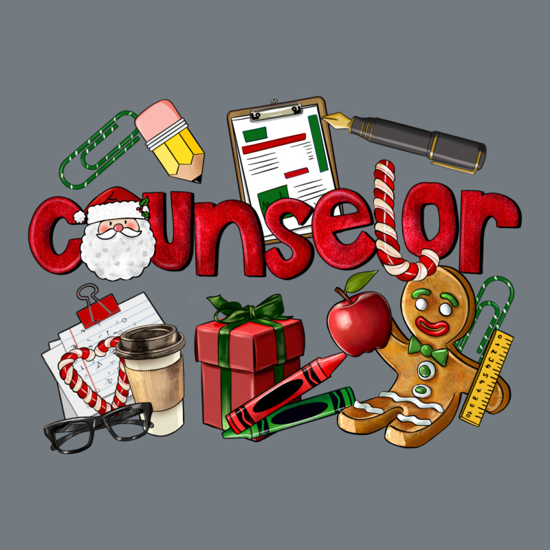 Counselor Christmas Heavyweight Sweatshirt by LillyAllenDesigns | Teevron