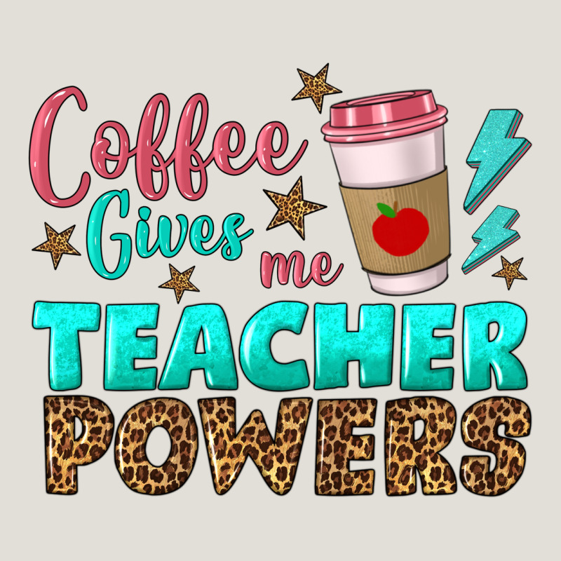 Coffee Gives Me Teacher Powers Heavy Core Tee by BundleAndBundleShop | Teevron