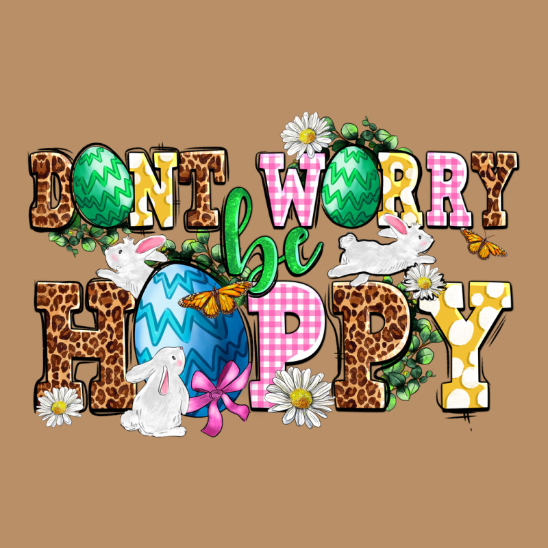 Don't Worry Be Hoppy Vintage Hoodie by NancyCooperArtShop | Teevron
