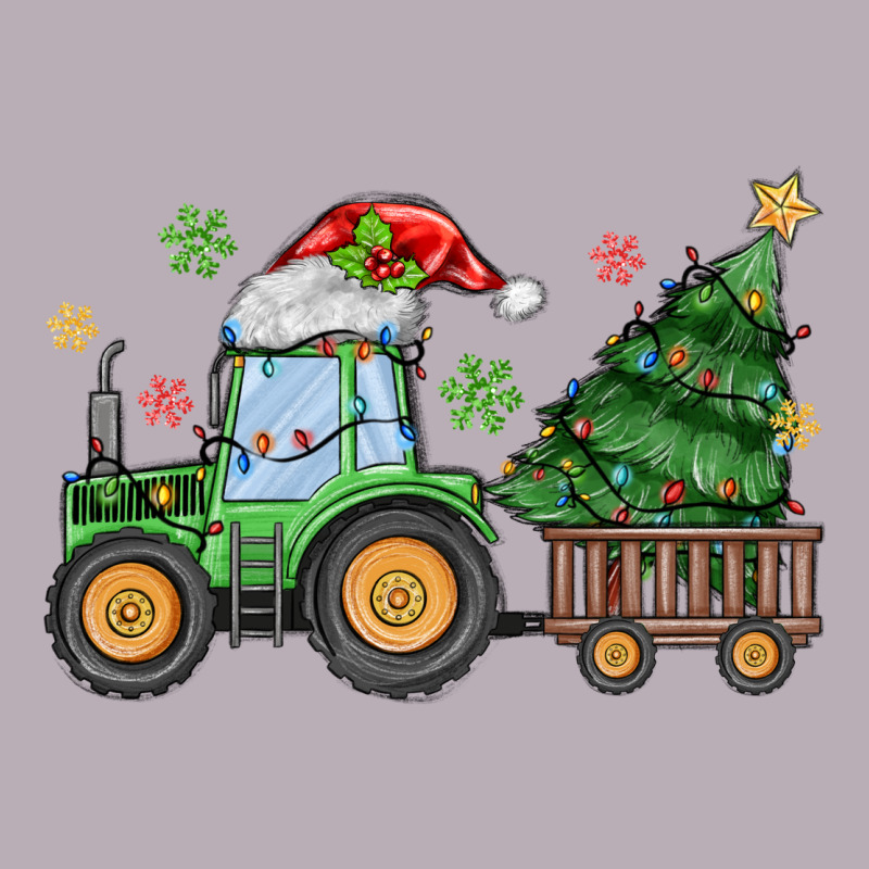 Christmas Tractor Vintage Tee by MaliasSmallBusiness | Teevron