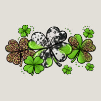 Western Cowhide Leopard Glitter Shamrocks Heavy Core Tee | Teevron