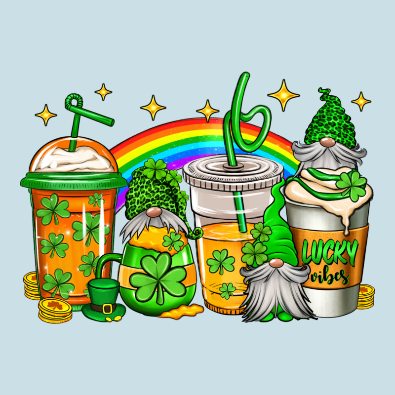 St Patricks Day Gnomes Coffee Cups Ladies Tee by Jasminsmagicworld | Teevron