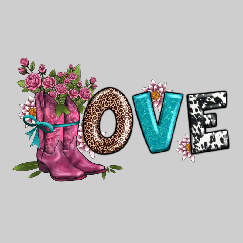Valentines Day Love And Boots Premium Tee by AdoDesignShop | Teevron