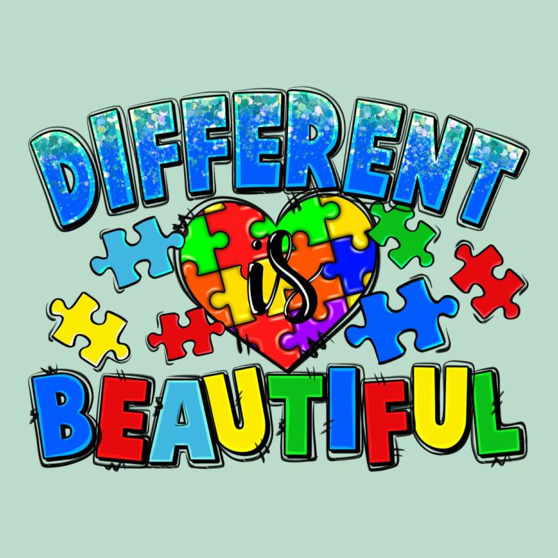 Different Is Beautiful Autism Premium Hoodie by CowGirlArtShop | Teevron