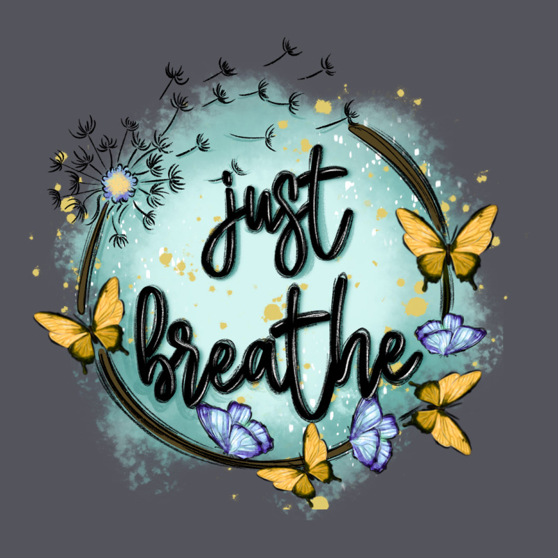 Just Breathe Vintage Hoodie by MaliasSmallBusiness | Teevron
