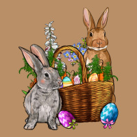 Bunnys Carrots Eggs With Basket Easter Vintage Hoodie | Teevron