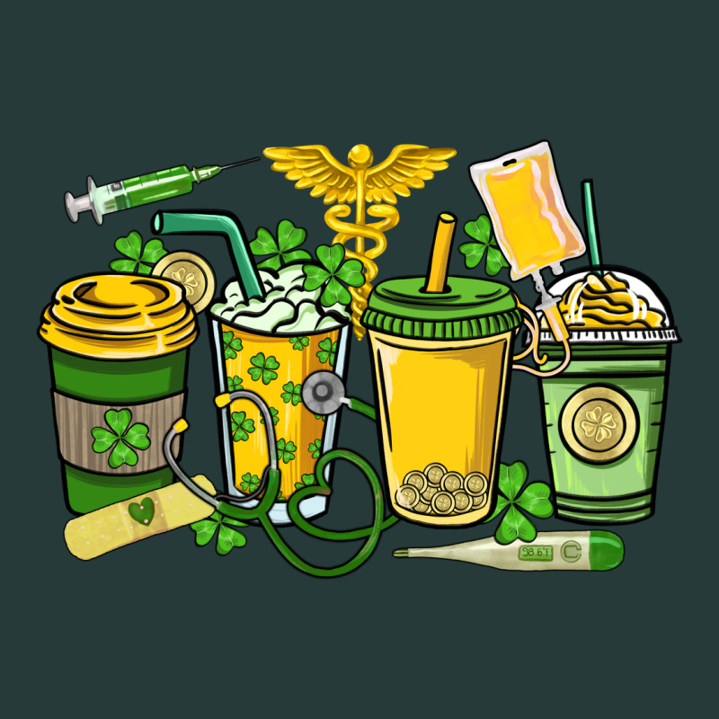 St. Patrick's Day Nurse Coffee Cups Premium Sweatshirt by HowdyJamesFarm | Teevron