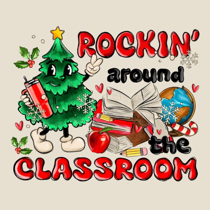 Rockin Around The Classroom Urban Heavy Tee by MaliasSmallBusiness | Teevron