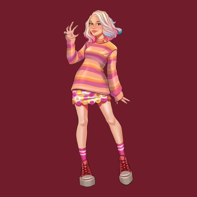 Colorful Girl Zipper Hoodie by TumblerDesignByShophia | Teevron
