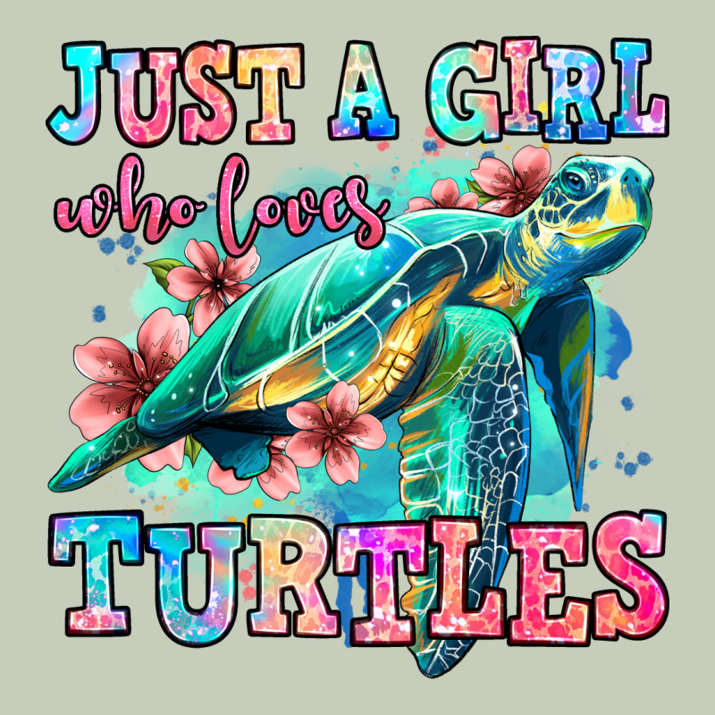 Just A Girl Who Loves Turtles Ladies Tee by Jasminsmagicworld | Teevron