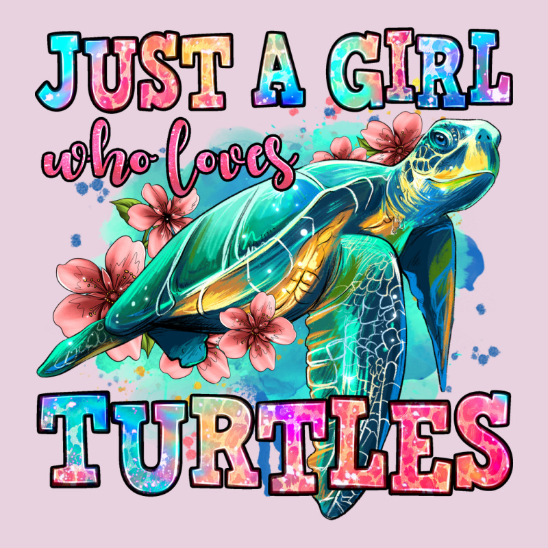 Just A Girl Who Loves Turtles Ladies Tee by Jasminsmagicworld | Teevron