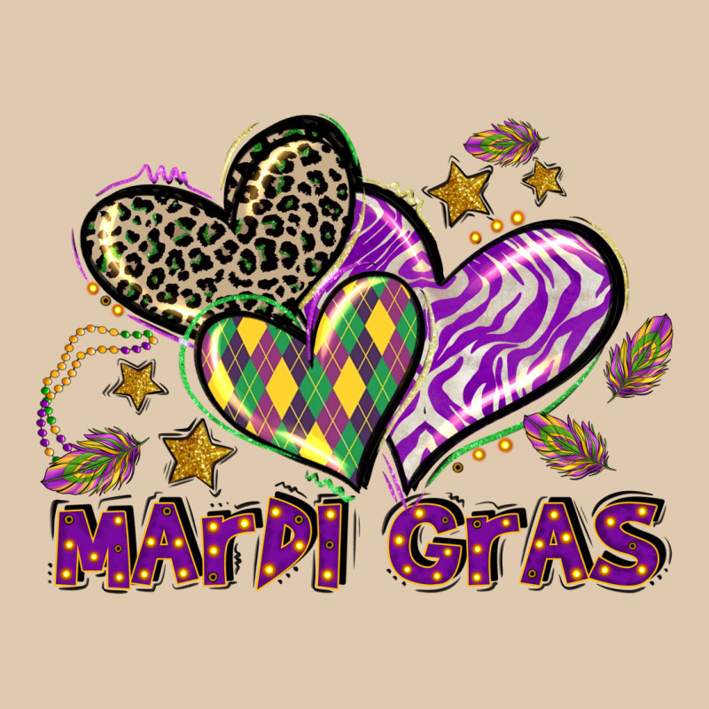 Mardi Gras Heart Heavyweight Sweatshirt by LillyAllenDesigns | Teevron