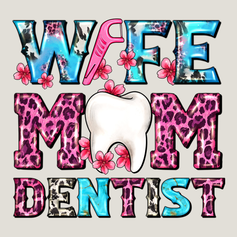 Wife Mom Dentist With Tooth And Floss Heavy Core Tee by AdoDesignShop | Teevron