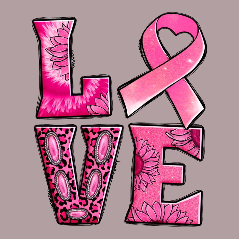 Breast Cancer Love Vintage Hoodie by NancyCooperArtShop | Teevron