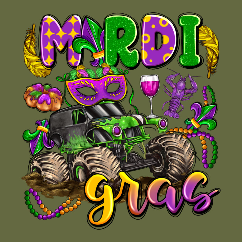 Mardi Gras Monster Truck Long Sleeve Tee by LillyAllenDesigns | Teevron