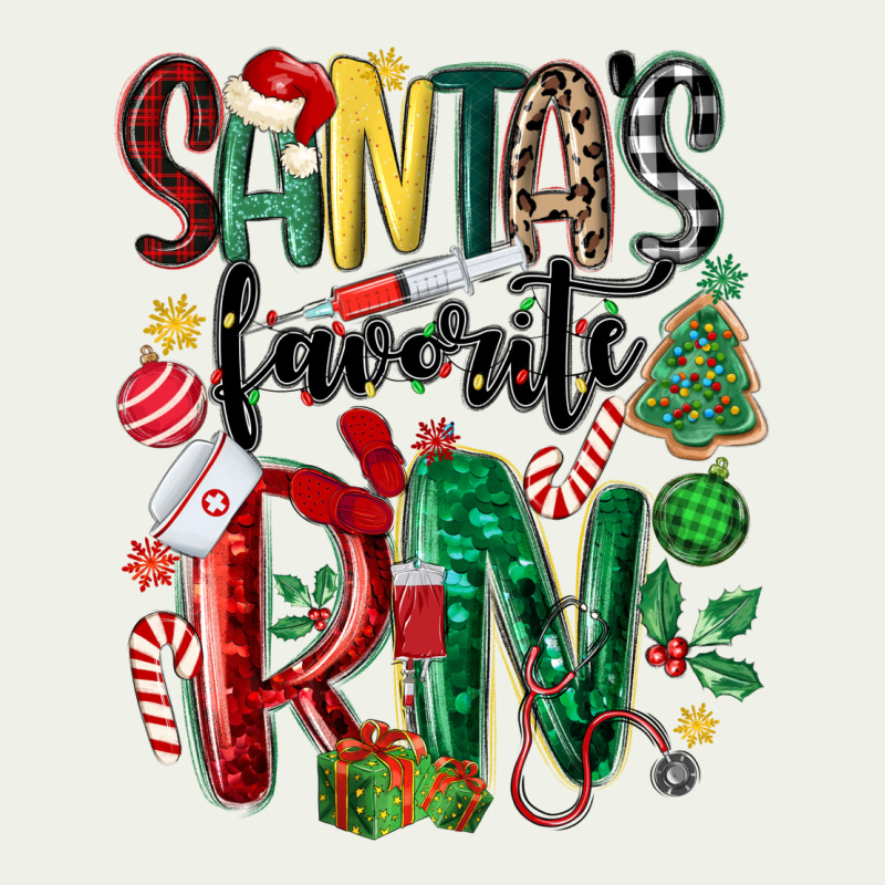 Santas Favorite Registered Nurse Urban Heavy Tee by MaliasSmallBusiness | Teevron