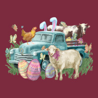 Easter Truck Farm Animals Easter Day Premium Hoodie | Teevron