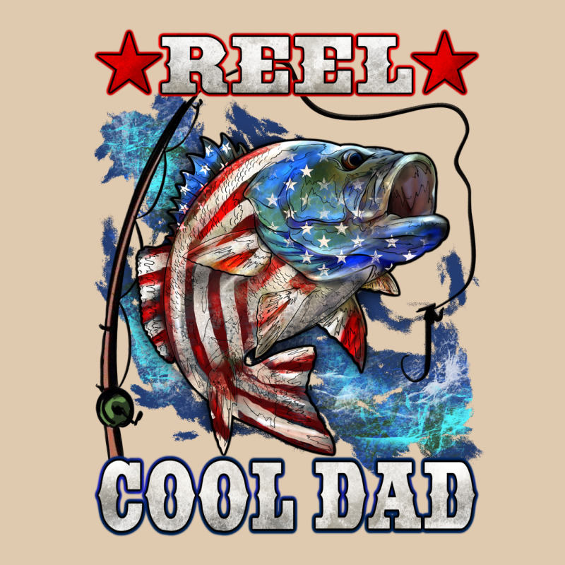 Reel Cool Dad Bass 4th Of July Heavyweight Sweatshirt by LillyAllenDesigns | Teevron