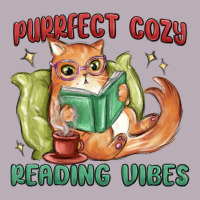 Purrfect Cozy Reading Vibes Vintage Tee | Teevron
