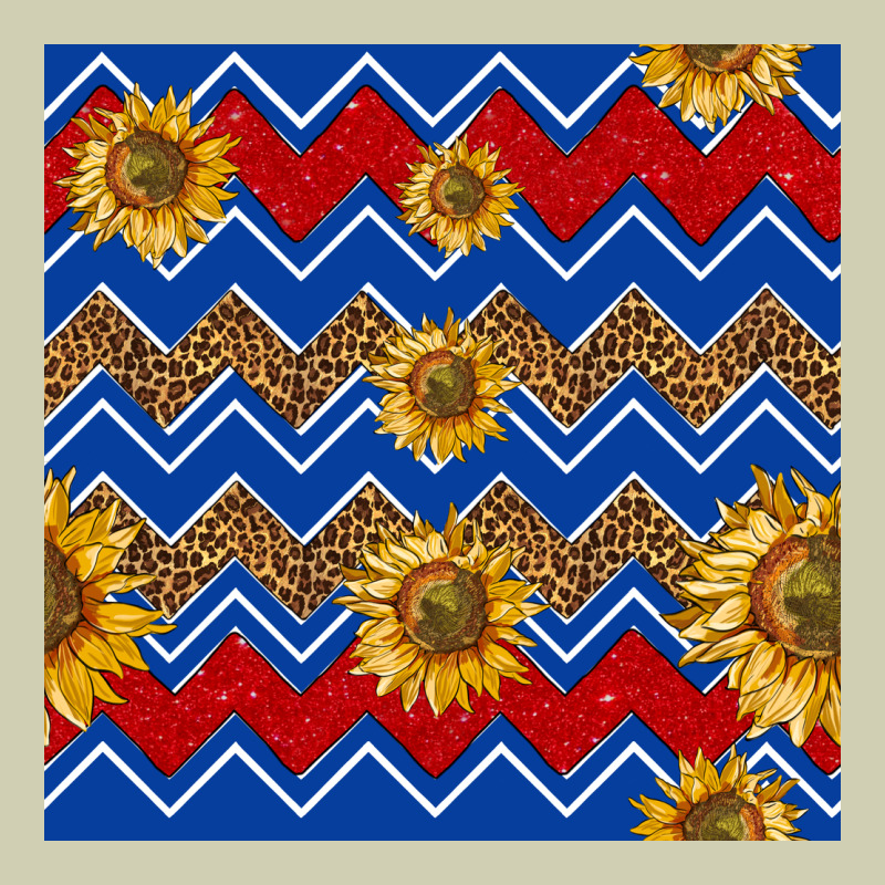 4th Of July Sunflower Seamless  Pattern Heavy Core Tee by BundleAndBundleShop | Teevron