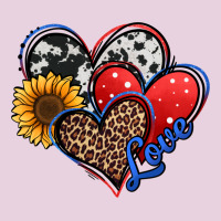 4th Of July American Hearts Ladies Tee | Teevron