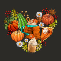 Pumpkin And Latte With Fall Heavy Core Tee | Teevron