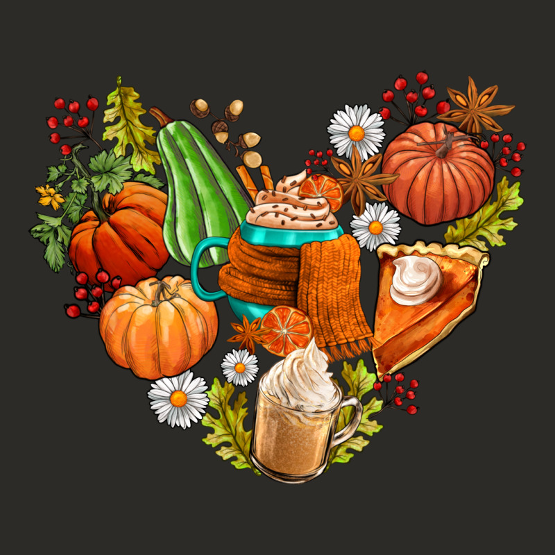 Pumpkin And Latte With Fall Heavy Core Tee by AdoDesignShop | Teevron