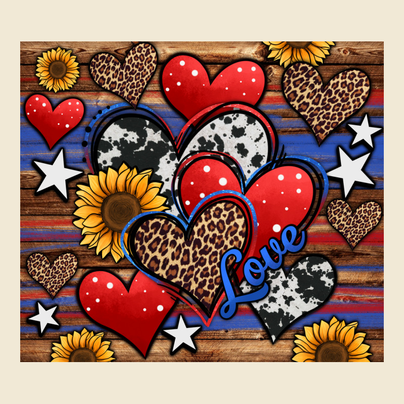 4th Of July American Hearts Ladies Tee by Jasminsmagicworld | Teevron