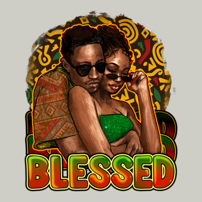 Black Couple Blessed Heavyweight Hoodie by HowdyJamesFarm | Teevron