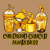 Childhood Cancer Awareness Coffee Cups Vintage Hoodie | Teevron