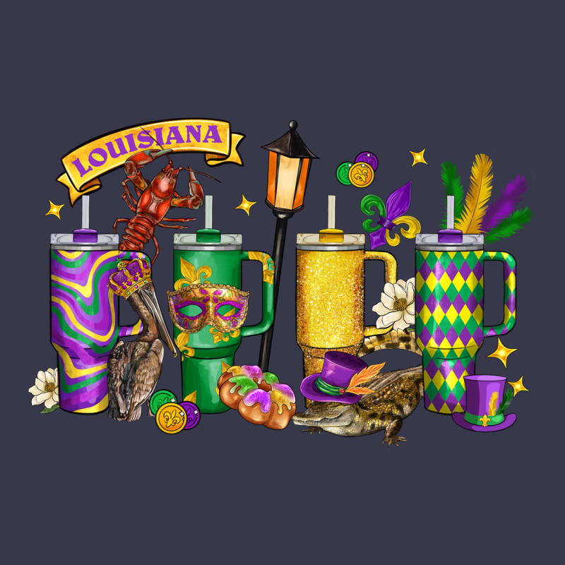 Obsessive Cup Disorder Mardi Gras Long Sleeve Tee by LillyAllenDesigns | Teevron