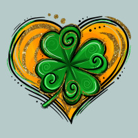 St. Patrick's Day Heart With Shamrock Heavy Core Tee | Teevron