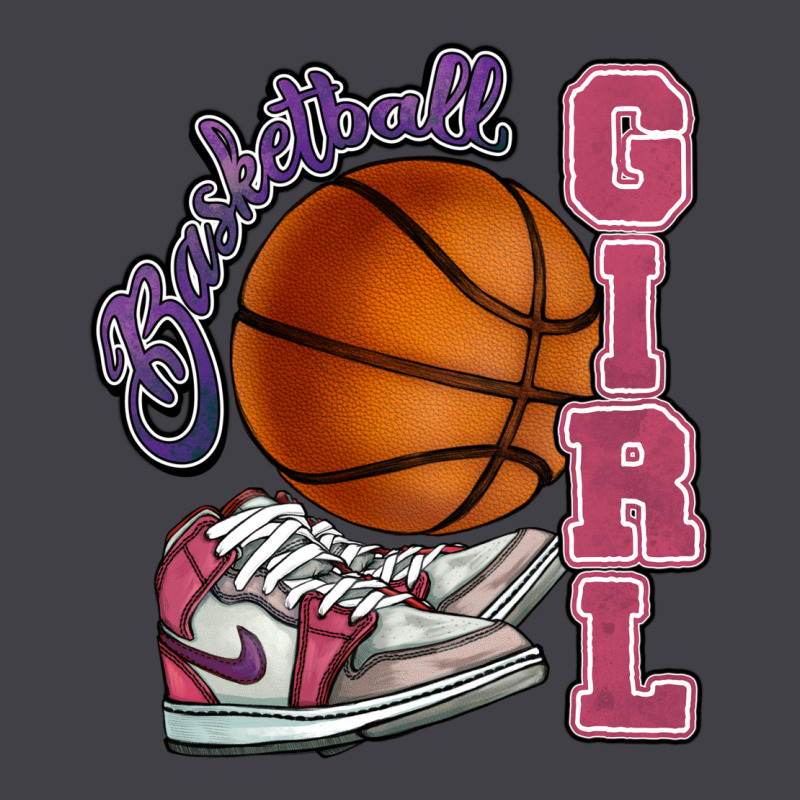 Basketball Girl Heavyweight Hoodie by HowdyJamesFarm | Teevron